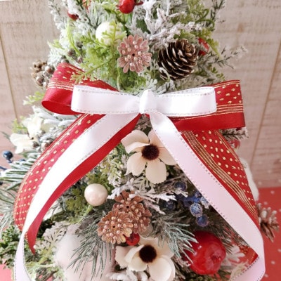 まるで生花のようなクリスマスツリー