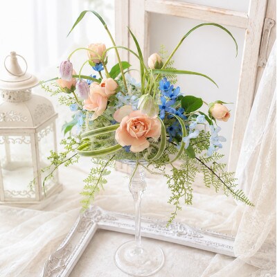 まるで生花のようなシャワーグラス