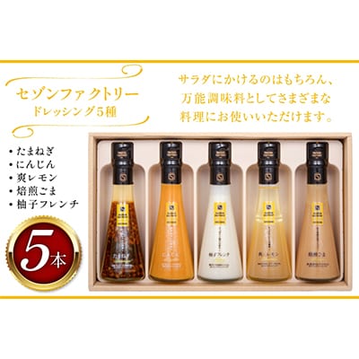 ドレッシング5本詰合せ【DR-30I】