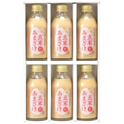 玄米あまざけ 155g×6本詰め合わせ