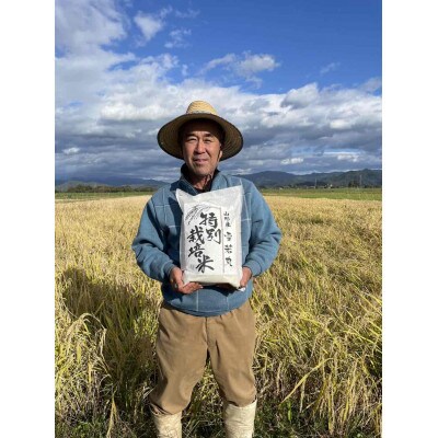 【毎月定期便】【山形県高畠産】特別栽培米 雪若丸 10kg(5kg×2袋)全6回