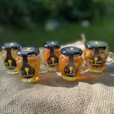 里山の花々の移り変わりを伝える百花蜜　Honeyboyシリーズ　5点セット