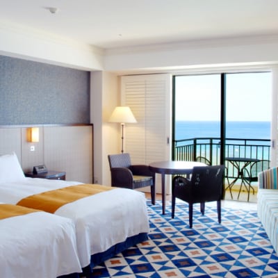 <ホテル日航アリビラ>1泊2日/朝食付きペア宿泊券(オーシャンフロントツイン/禁煙)