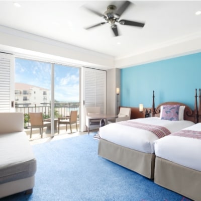 <ホテル日航アリビラ>1泊2日/夕朝食付きペア宿泊券(スーペリアツイン/禁煙)