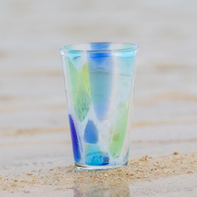 【RYUKYU GLASS WORKS 海風】海想ビアグラス