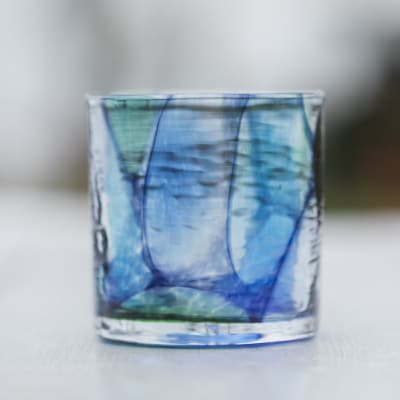 【RYUKYU GLASS WORKS 海風】ステンドロック(BLUE)