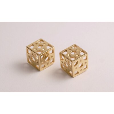 限定【沖縄ジュエリー】Hana Akari Gold Earrings