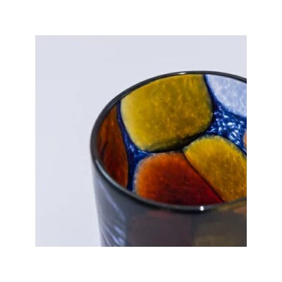 【RYUKYU GLASS WORKS 海風】ステンドロック(RED)