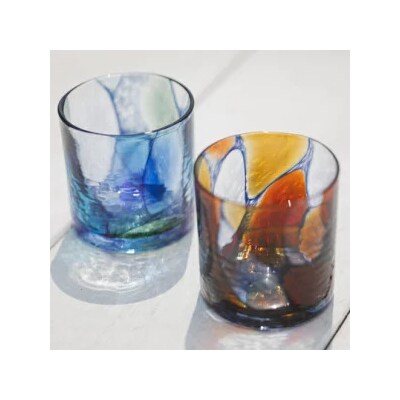【RYUKYU GLASS WORKS 海風】ステンドロック(RED)