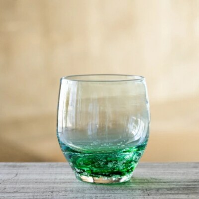 【RYUKYU GLASS WORKS 海風】バドロック<緑>