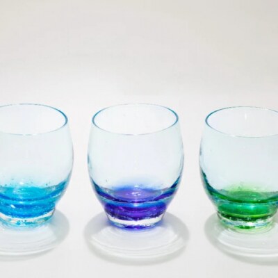 【RYUKYU GLASS WORKS 海風】バドロック<緑>