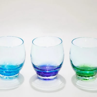 【RYUKYU GLASS WORKS 海風】バドロック<青>