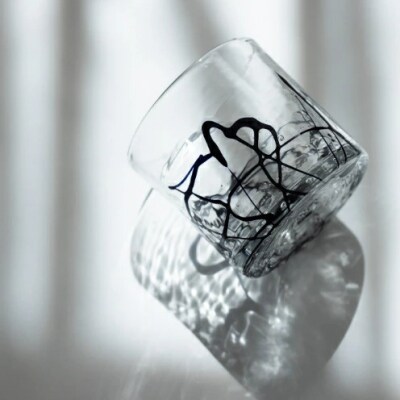 【RYUKYU GLASS WORKS 海風】ポロロカロック(ブラック)