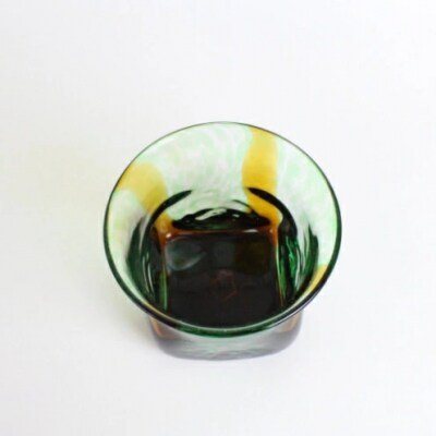 【RYUKYU GLASS WORKS 海風】ロックグラス(ガジュマル)