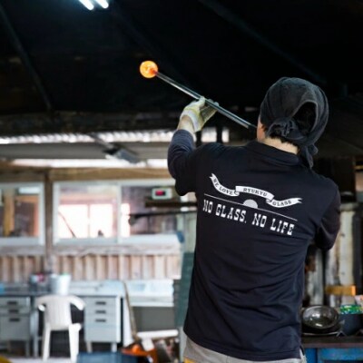【RYUKYU GLASS WORKS 海風】オキナワオーシャン　ロック(レギュラー)