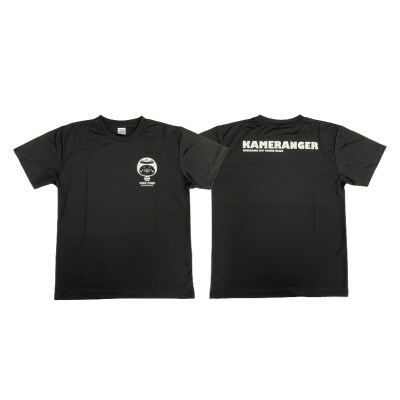 【紀宝町オリジナル】カメレンジャー ドライTシャツ【XLサイズ/ブラック】【mrm003-4-1】