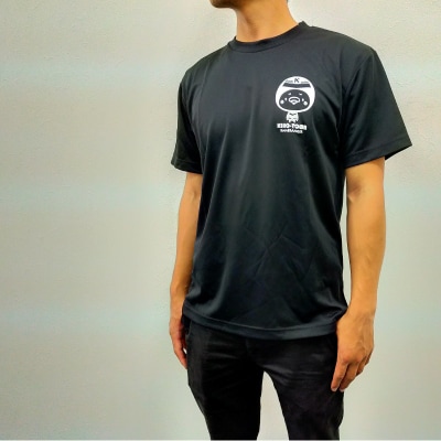 【紀宝町オリジナル】カメレンジャー ドライTシャツ【XLサイズ/ブラック】【mrm003-4-1】