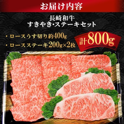 長崎和牛すきやき・ステーキセット