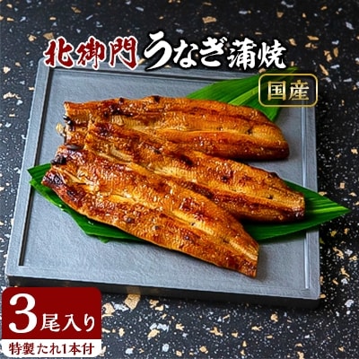 【毎月定期便】北御門のうなぎ蒲焼3尾入り全10回