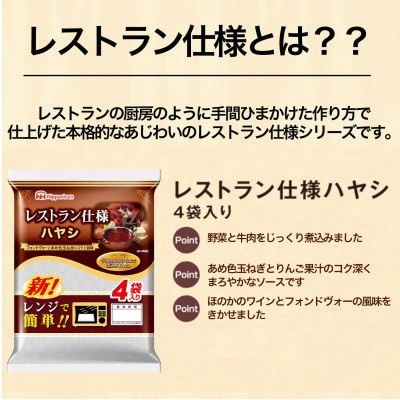 【小分け】レストラン仕様ハヤシ10パックセット(1パック4袋入) 計40食分(諫早市)