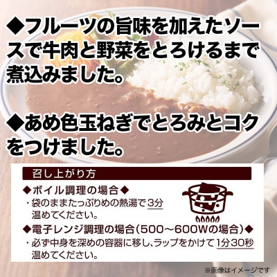 【小分け】牛肉をとろけるまでじっくり煮込んだカレー5袋セット(1袋3パック入)計15食(諫早市)