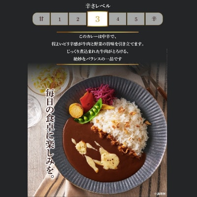 【ふるさと納税】 牛肉 を とろける まで じっくり 煮込んだ カレー 15食 常温 贈答 日本ハム