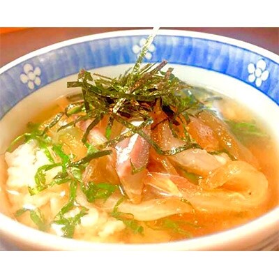 長崎県産 鯛とヒラスのお茶漬けの素(100g×4パック)と姫あわび煮(2個入り×1パック)セット