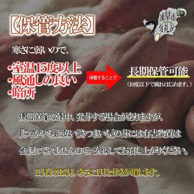 先行受付【栽培期間中農薬不使用】さつまいも「安納いも」5kg
