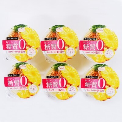 【2022年7月中旬発送】長崎県諫早市産 たらみ トリプルゼロ パイン 195g (1箱 6個入)