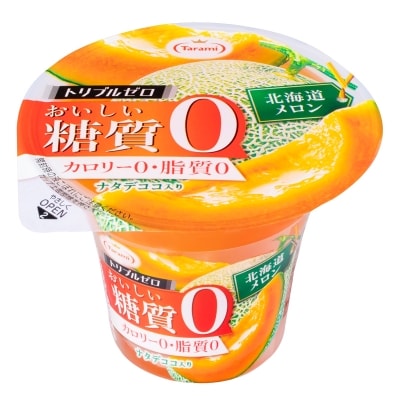 【2022年2月下旬発送】長崎県諫早市産 たらみ トリプルゼロ 北海道メロン 195g(6個入)