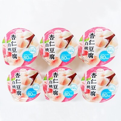 たらみ Tarami 杏仁豆腐白桃 80kcal 230g 1箱 6個入 お礼品詳細 ふるさと納税なら さとふる