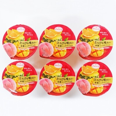 たらみ とろける味わい 本格ミックスジュレ 210g (1箱 6個入)