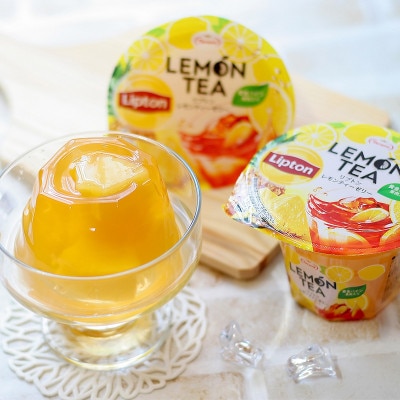 リプトン レモンティーゼリー 黄金パイン果肉入り 230g (1箱 6個入)