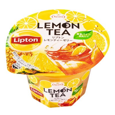 リプトン レモンティーゼリー 黄金パイン果肉入り 230g (1箱 6個入)