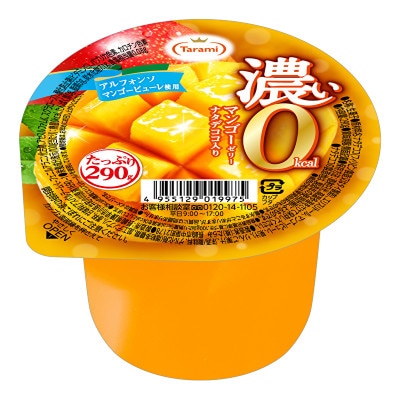 たっぷり290g　濃い0kcalマンゴーゼリー 36個セット
