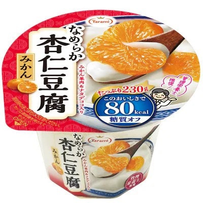 Tarami なめらか杏仁豆腐みかん 80kcal 230g 36個セット