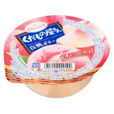 【毎月定期便】たらみ くだもの屋さん 白桃ゼリー 160g (1箱 6個入)全12回