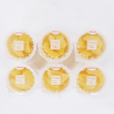 【毎月定期便】たらみ PURE もも 270g (1箱 6個入)全6回