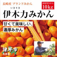 【先行受付】《伊木力みかん》家庭用(10kg)