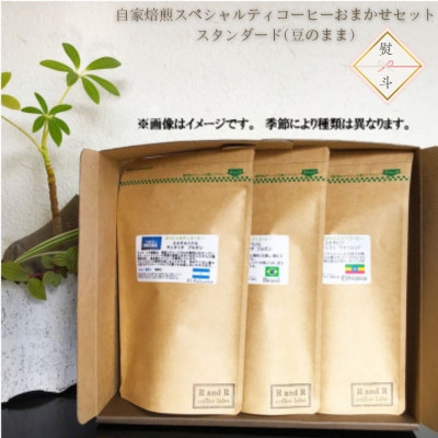 【のし付き】自家焙煎スペシャルティコーヒーおまかせセット　スタンダード(豆のまま)