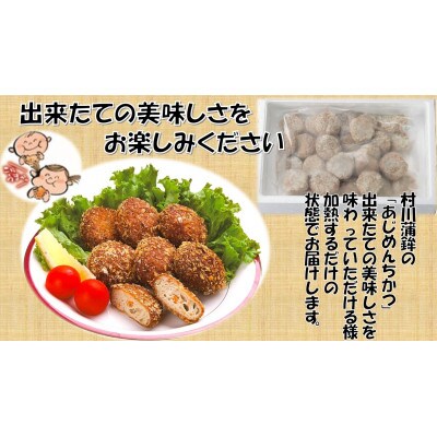 【毎月定期便】あじめんちかつ30個入り全2回