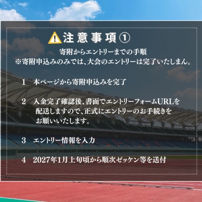 2027年1月31日(日)開催　長崎ミュージックフェスマラソン2027 出走権 1名様分フルマラソン