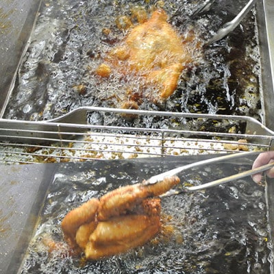 国産若鳥からあげ(調理済み)　400g×3袋