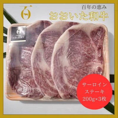 【おおいた和牛】サーロインステーキ600g (200g×3枚)(由布市)
