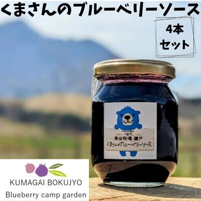 くまさんのブルーベリーソース4個セット