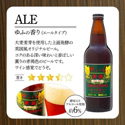 ゆふいんビール3種飲み比べセット(3種各2本　中瓶(500ml))