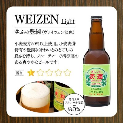 ゆふいんビール2種飲み比べセット&オリジナル栓抜きキーホルダー付(2種各3本　小瓶(330ml))