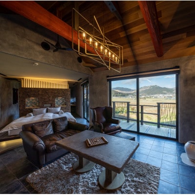 【1日3組限定 由布院温泉】スイートルーム蘭鋳 1泊2食付きペア宿泊券