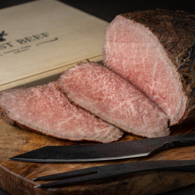 【由布院発】豊後牛炭火焼ローストビーフ 約500g(ギフト仕様)