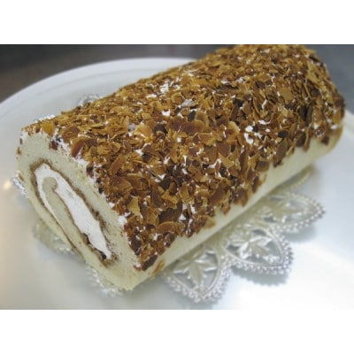 低糖質ケーキ ロールケーキ2本セット(アーモンドロール・ガナッシュロール 各1本)